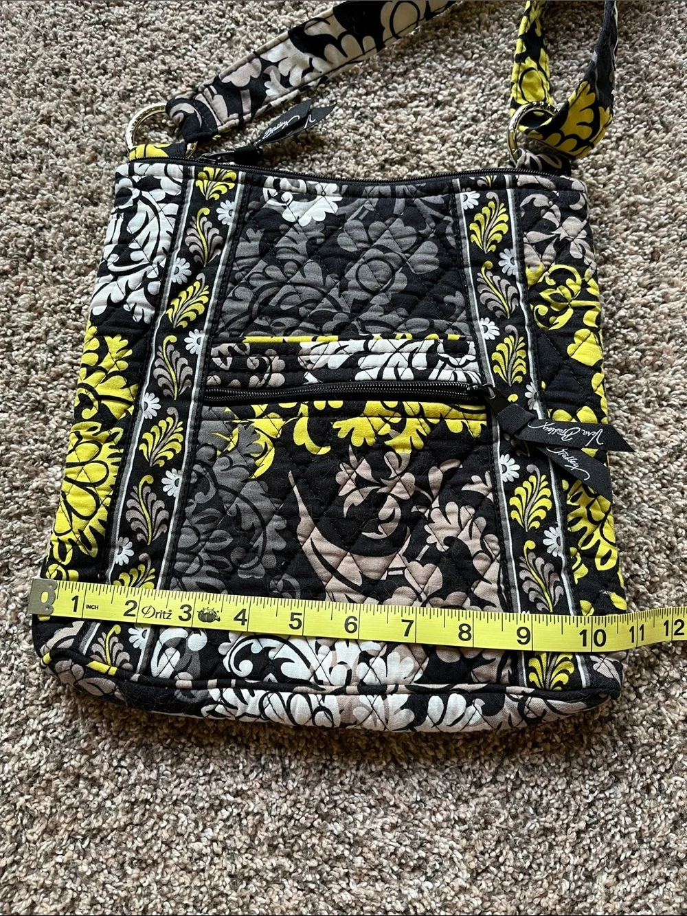 Vera Bradley Cross Body Purse - Hipster Shoulder Bag - Retired Pattern BAROQUE - Picture 11 of 12
